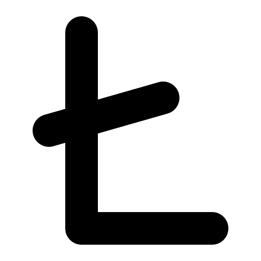 FontAwesome-Litecoin-Sign icon