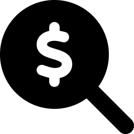 FontAwesome-Magnifying-Glass-Dollar icon