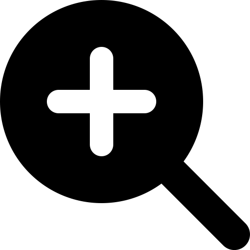 Font Awesome Magnifying Glass Plus icon