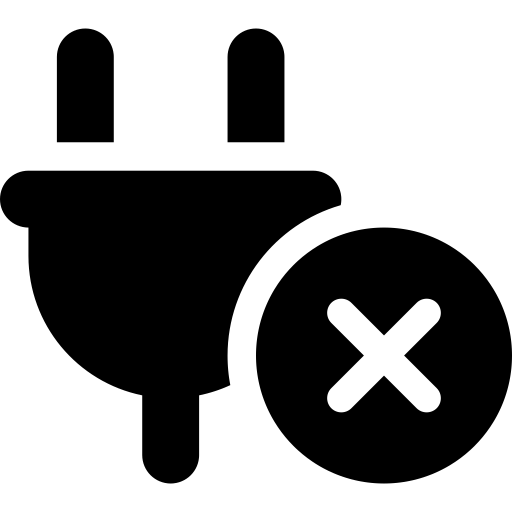 FontAwesome-Plug-Circle-Xmark icon
