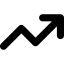 Font Awesome Arrow Trend Up icon