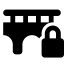 Font Awesome Bridge Lock icon