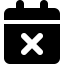 Font Awesome Calendar Xmark icon
