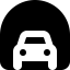 Font Awesome Car Tunnel icon