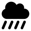 Font Awesome Cloud Showers Heavy icon