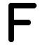 Font Awesome F icon