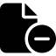 Font Awesome File Circle Minus icon