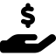 Font Awesome Hand Holding Dollar icon