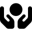 Font Awesome Hands Holding Circle icon
