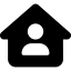 Font Awesome House User icon