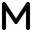 Font Awesome M icon