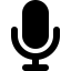 Font Awesome Microphone icon