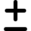 Font Awesome Plus Minus icon