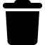Font Awesome Trash icon