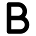 FontAwesome-B icon