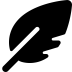 FontAwesome-Feather-Pointed icon