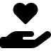 FontAwesome-Hand-Holding-Heart icon