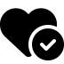 FontAwesome-Heart-Circle-Check icon