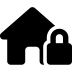 FontAwesome-House-Lock icon