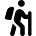 FontAwesome-Person-Hiking icon