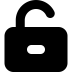 FontAwesome-Unlock-Keyhole icon