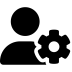 FontAwesome-User-Gear icon