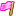 Flag pink icon