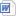 Page white word icon