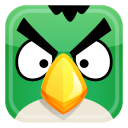 Green bird icon