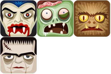 Classic Monsters Icons