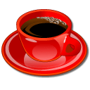 Coffeecup red icon