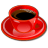 Coffeecup-red icon