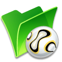 Folder ball icon