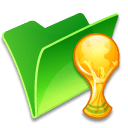 Folder trophy icon