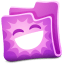 Pink folder icon