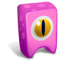 Pink creature icon