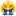 Yellow monster happy icon