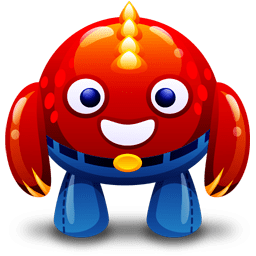 Red monster icon