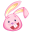 Pink-rabbit icon