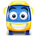 Bus-yellow icon