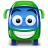 Bus green icon