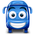 Bus-blue icon