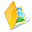 Folder image yellow icon