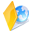 Folder-web-yellow icon