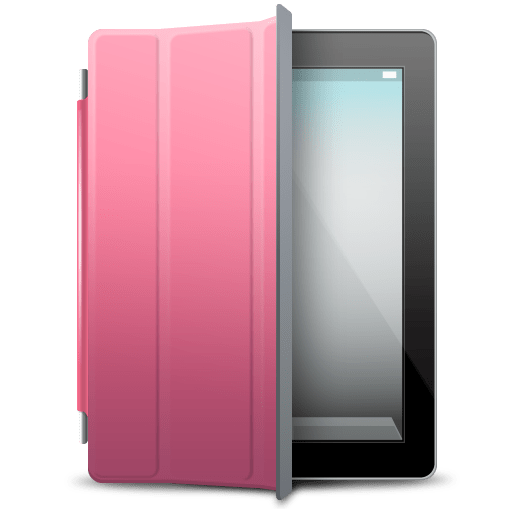 iPad Black pink cover icon