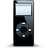 iPod nano black 1 icon