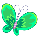 Green Butterfly icon