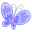 Blue-butterfly icon