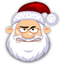 Angry SantaClaus icon