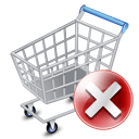 Shop-cart-exclude icon